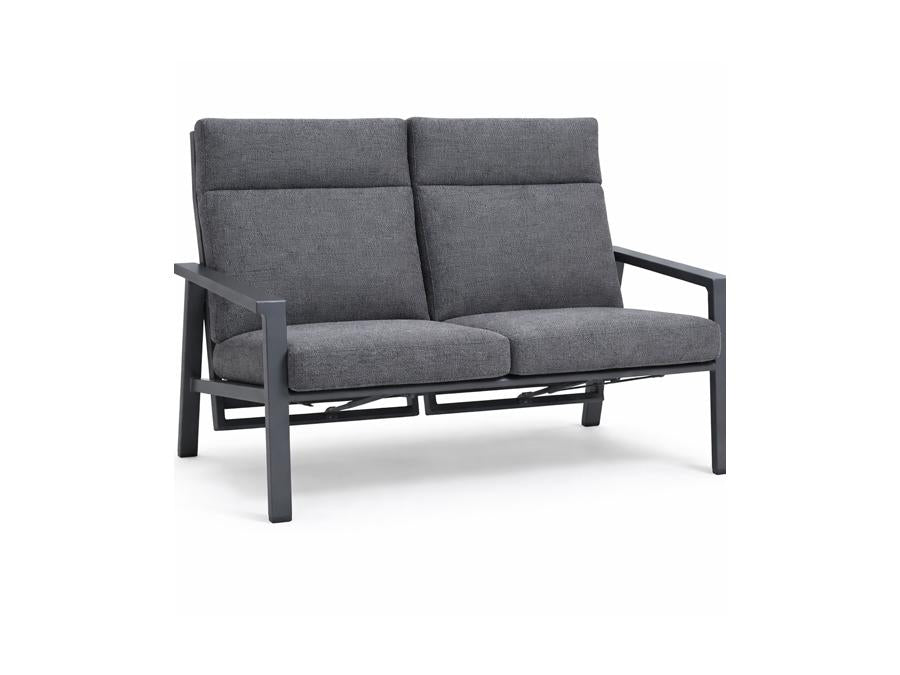 Royal Garden Focosa 2-Sitzer Sofa Anthrazit mit verstellbarer Rückenlehne