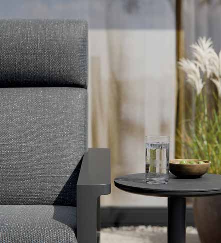 Details Royal Garden Focosa verstellbarer Gartensessel aus Aluminium mit Gasdruckfeder