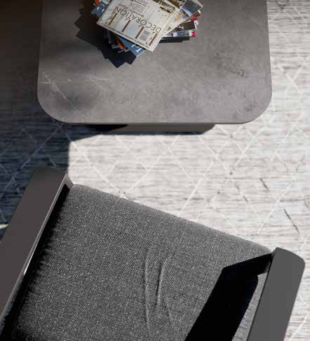 Bezug Details Royal Garden Focosa verstellbarer Gartensessel aus Aluminium mit Gasdruckfeder