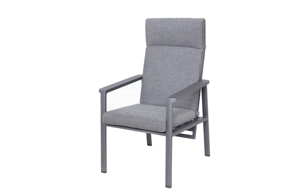 Royal Garden Focosa verstellbarer Gartensessel aus Aluminium mit Gasdruckfeder