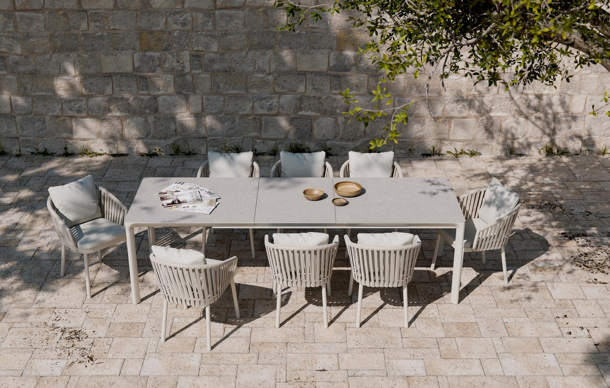 Ambiente Royal Garden Vila Nova Gartenstuhl mit Seilbespannung und Kissen