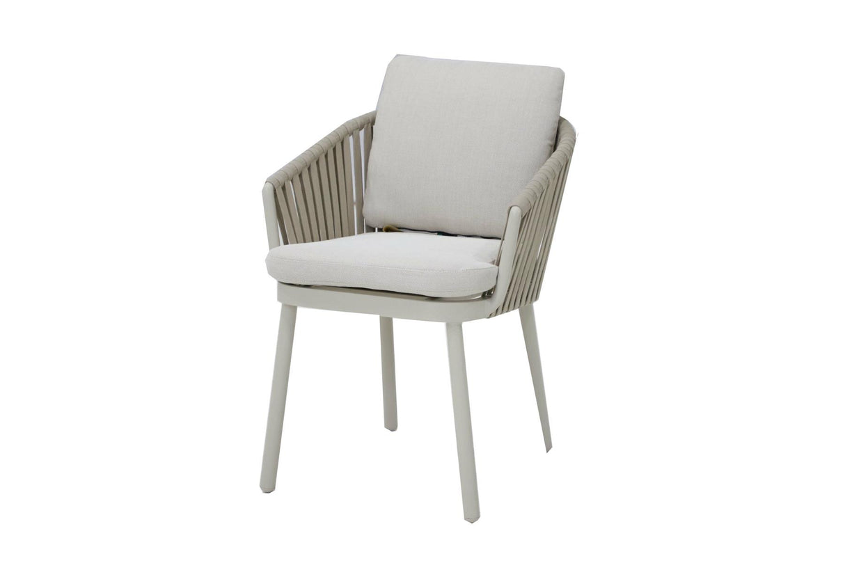 Royal Garden Vila Nova Gartenstuhl mit Seilbespannung und Kissen