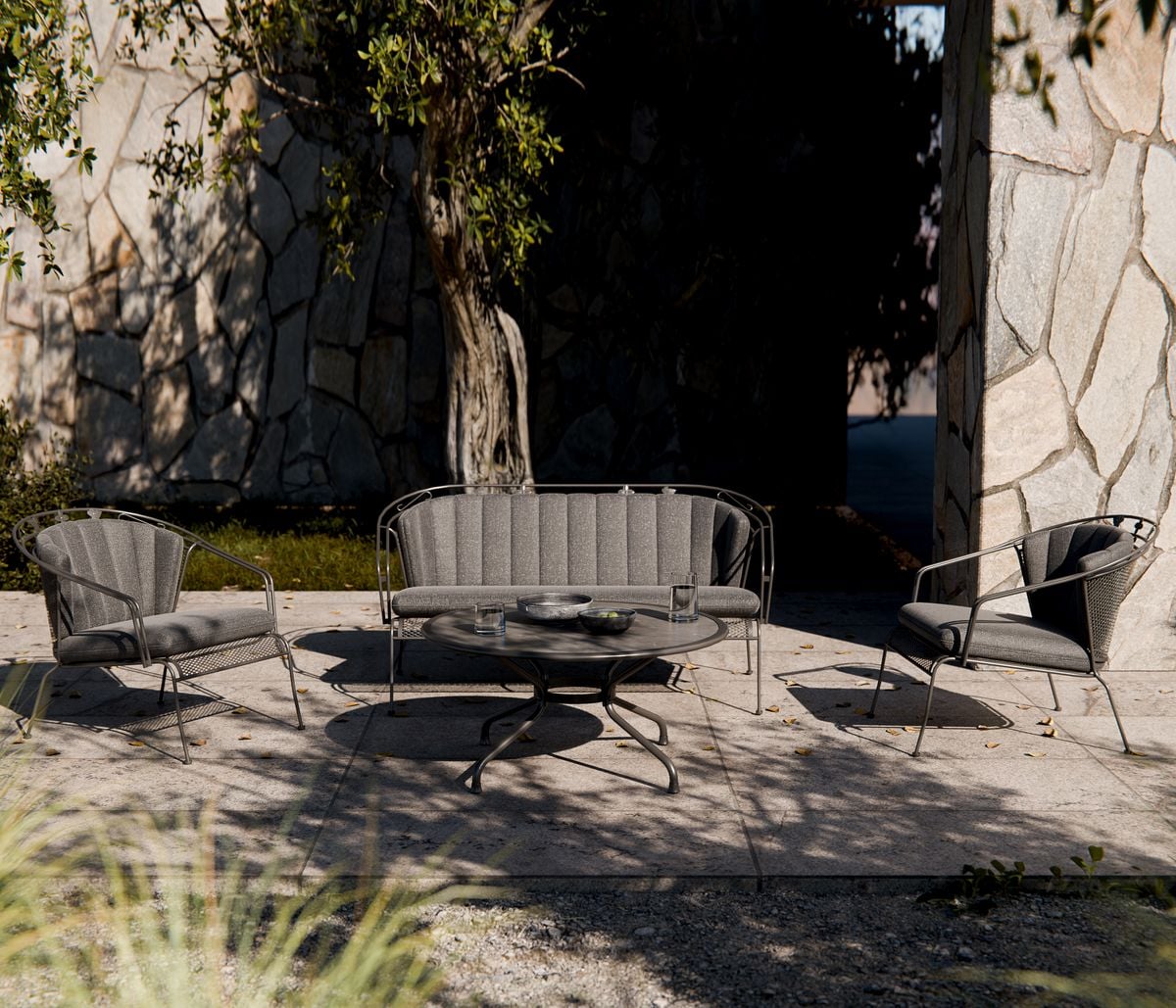 Ambientebild Royal Garden Elegance Lounge-Set aus Streckmetall