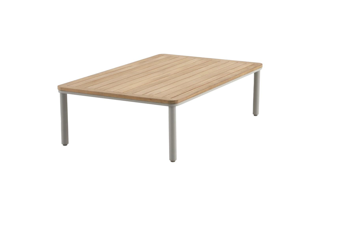 Tisch Royal Garden Royal Kemo Gartenlounge Set 4-tlg Sunbrella Teakholz