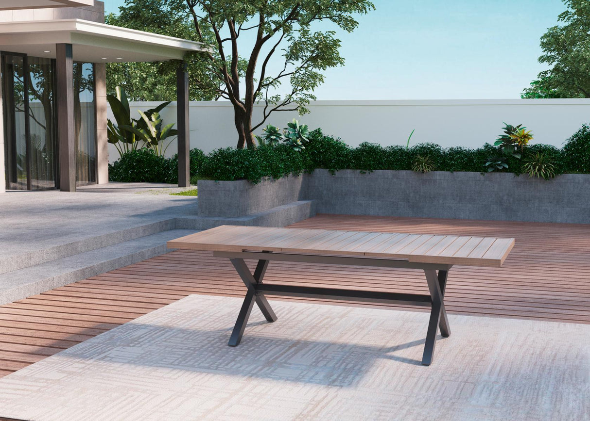 Ambientebild von creador Woody Ausziehgartentisch 180/239x100