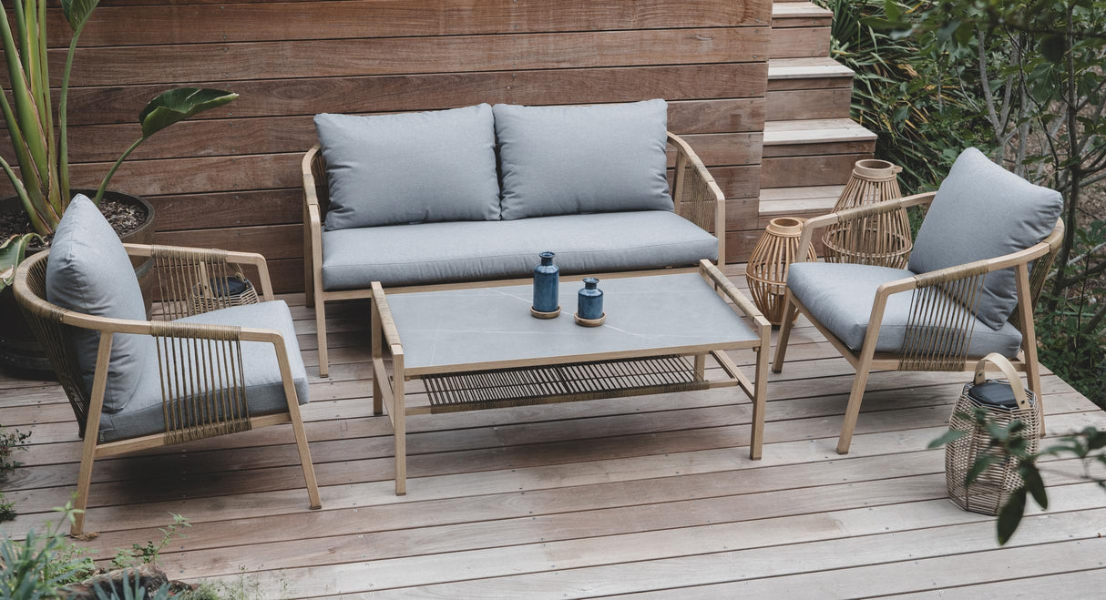 creador Kanto Gartenlounge-Set 4-teilig Ambientebild