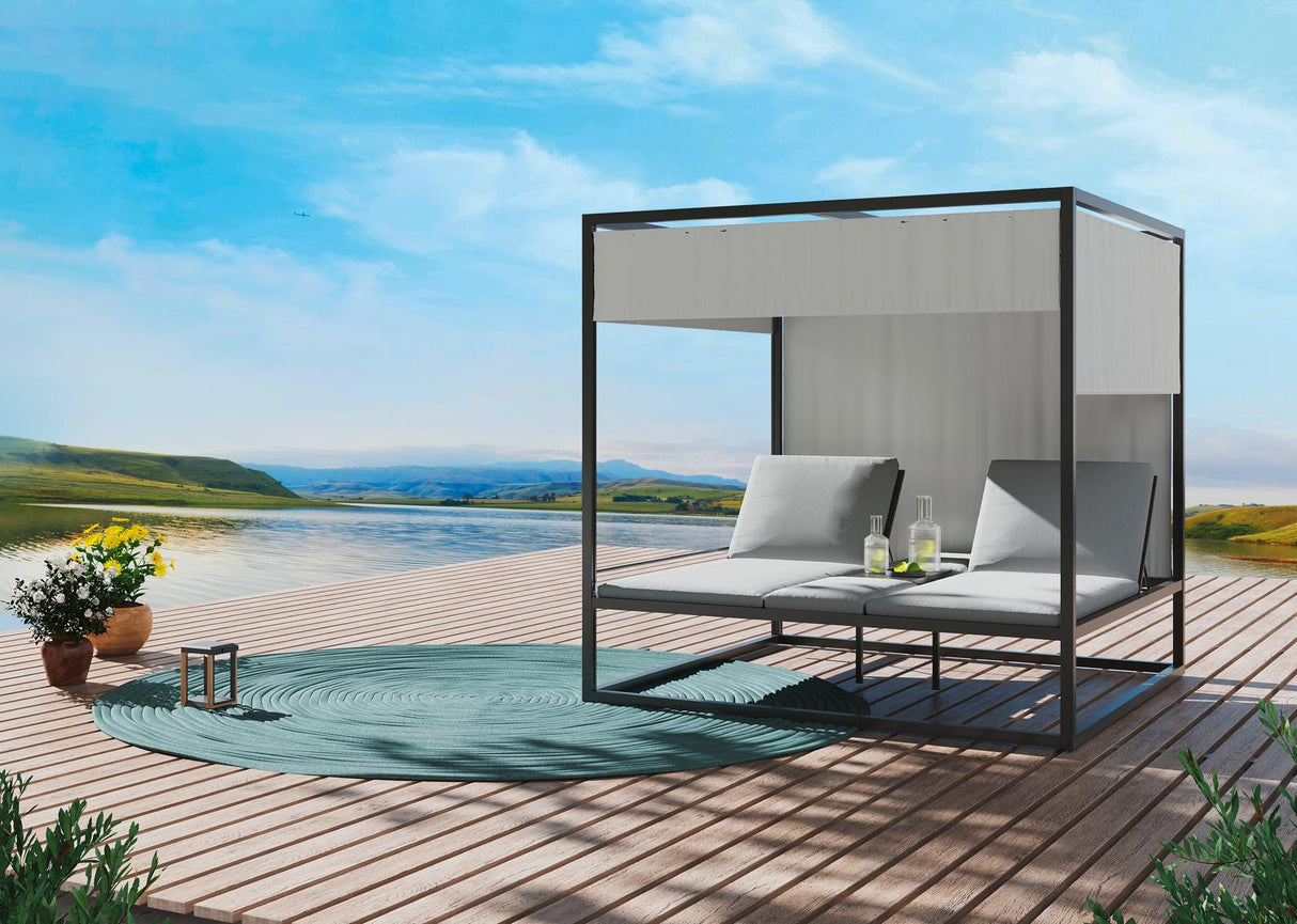 Ambientebild MWH Cubico Daybed Gartenbett 200x200x200 cm