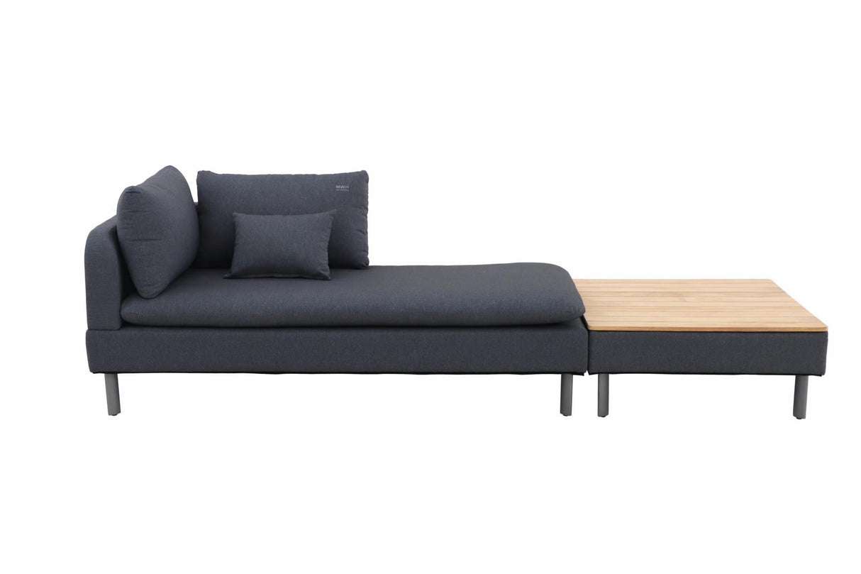 MWH Modularo 2-Sitzer modularer Loungesofa mit Modularo Loungetisch