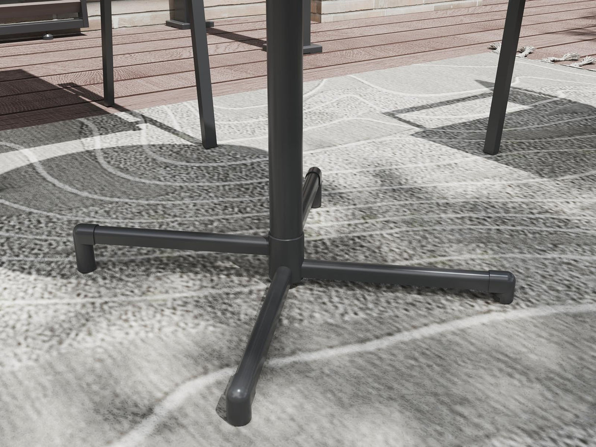 Gestell von MWH Flip 70 klappbarer Gartentisch quadratisch