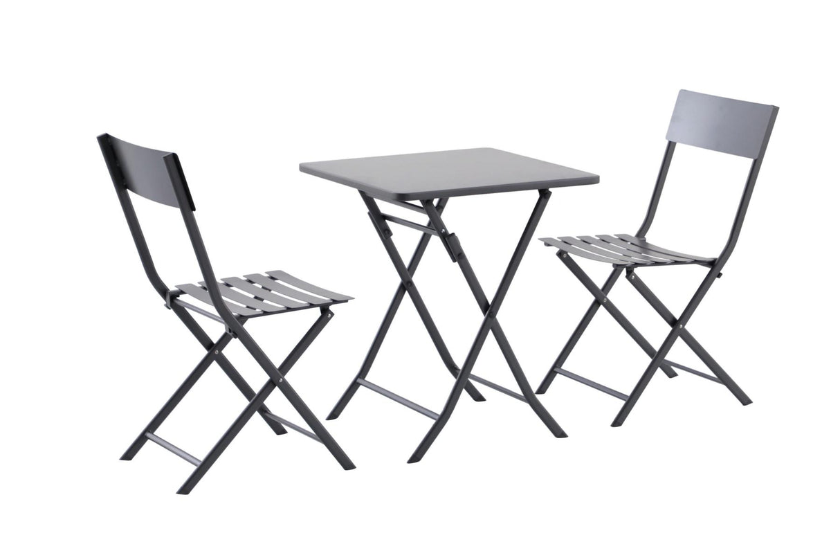 MWH Lido klappbares Kaffee-Set Eisengrau