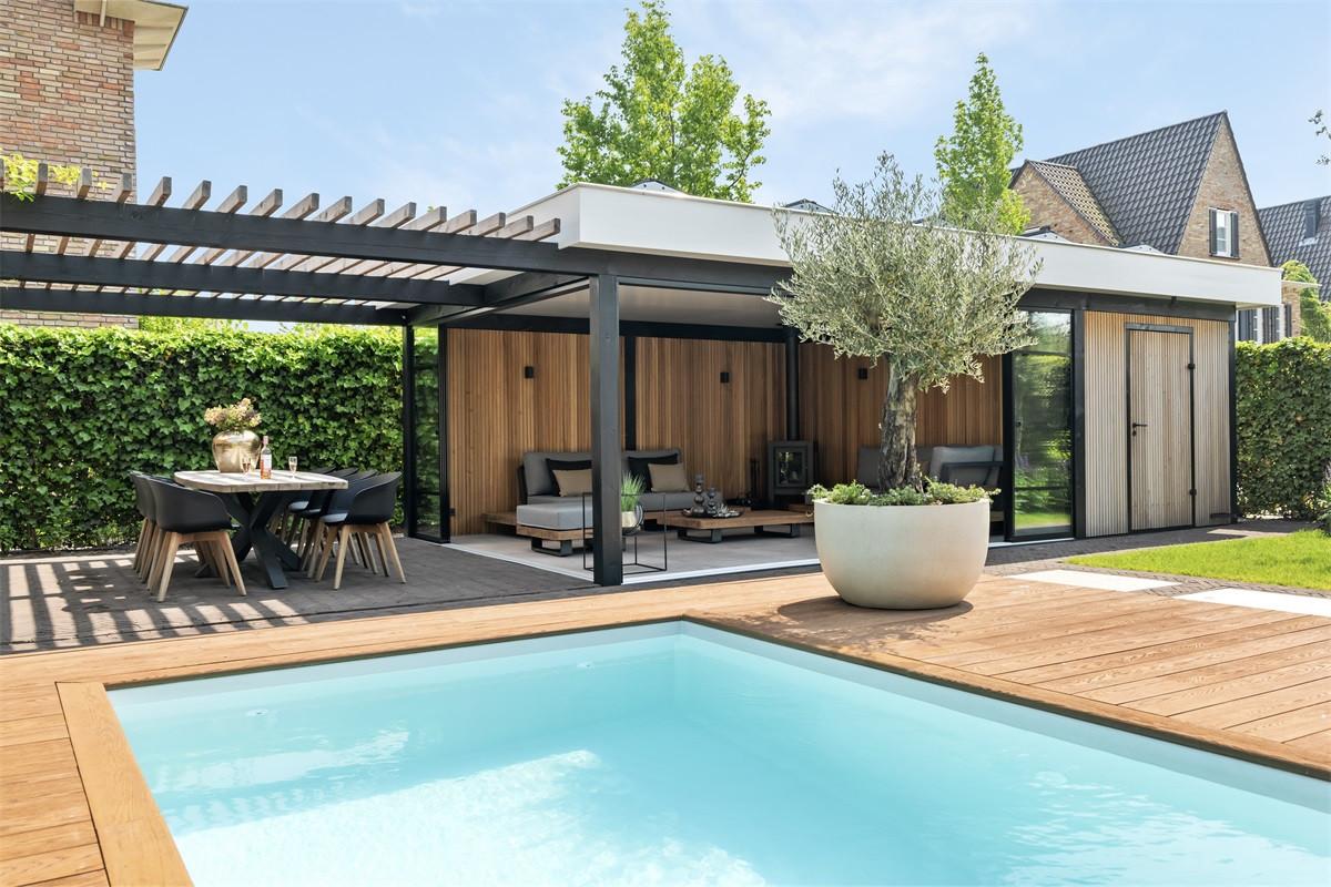 Luca Lifestyle Grigio New Egg Pot Low Pflanzentopf Antik Weiß Ambientebild