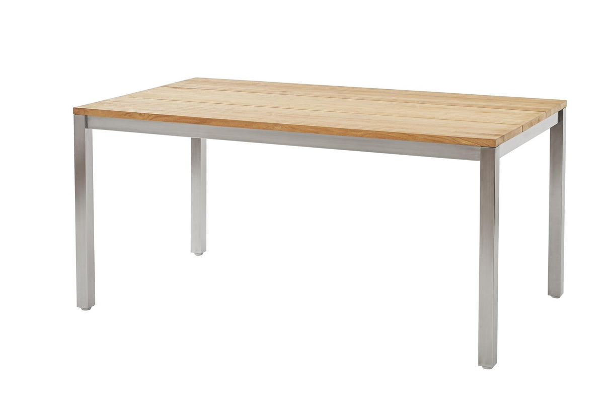 Diamond Garden Salerno Gartentisch Teakholz Edelstahl