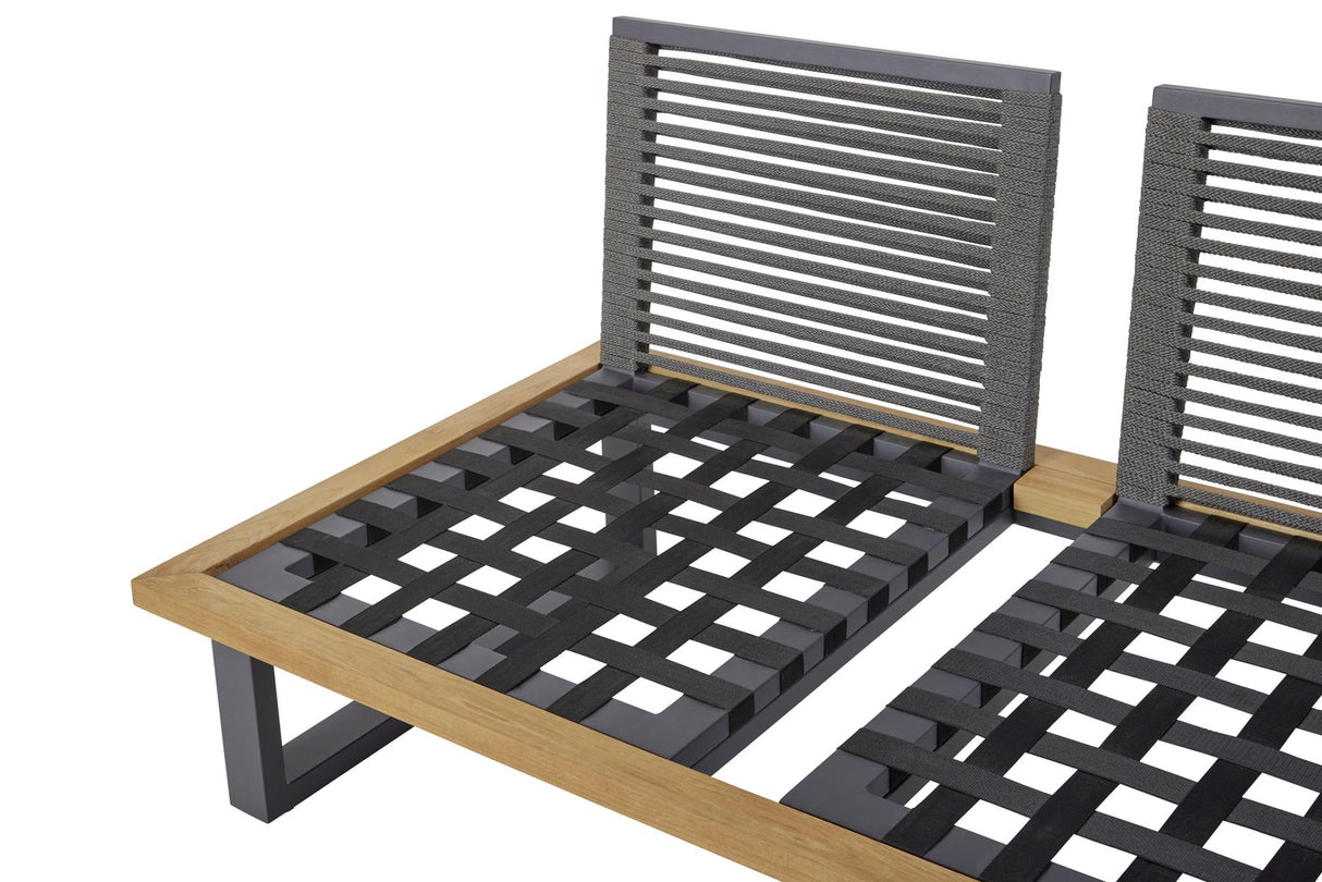 Detailbild Diamond Garden Faro Lounge-Set aus recyceltem Teak & Aluminium