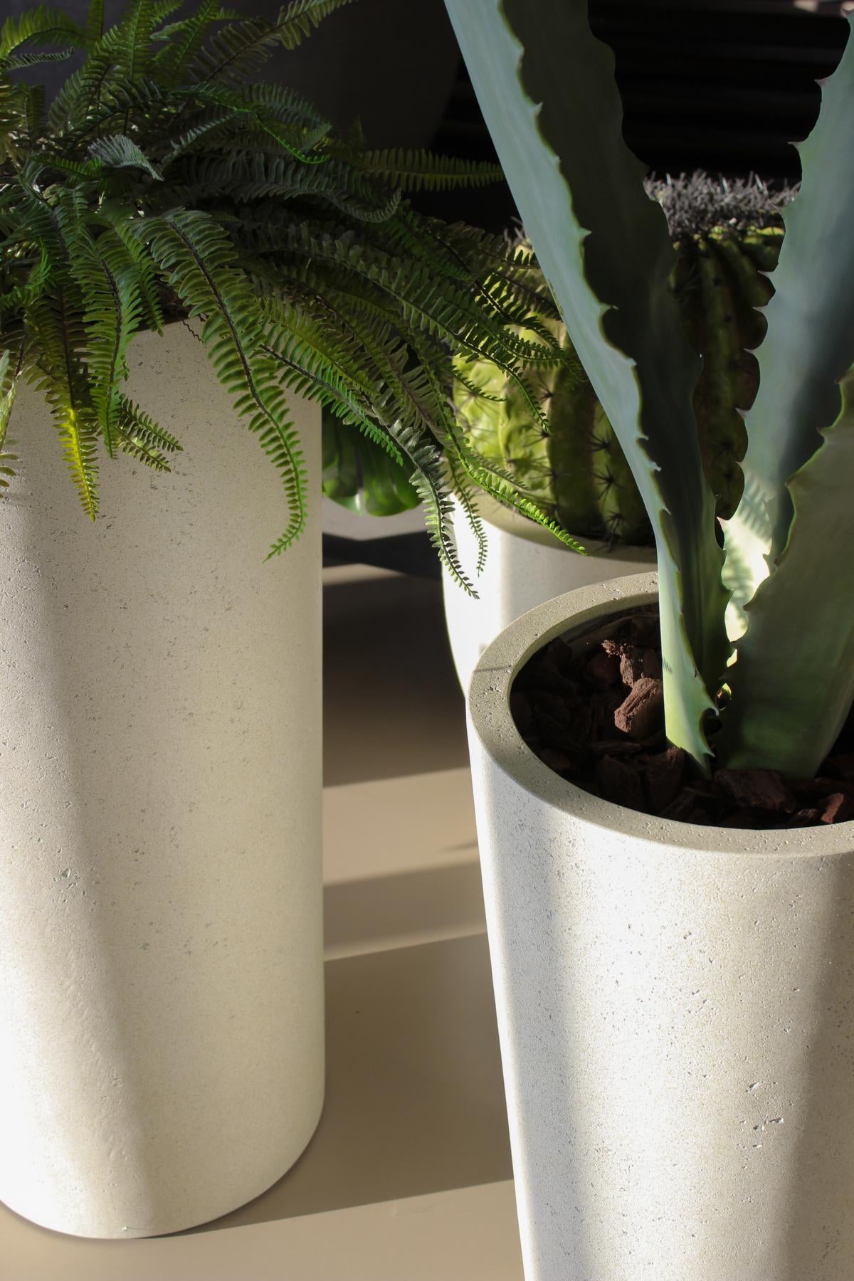 Details Luca Lifestyle Grigio Vase Antik Weiß 36x68 cm