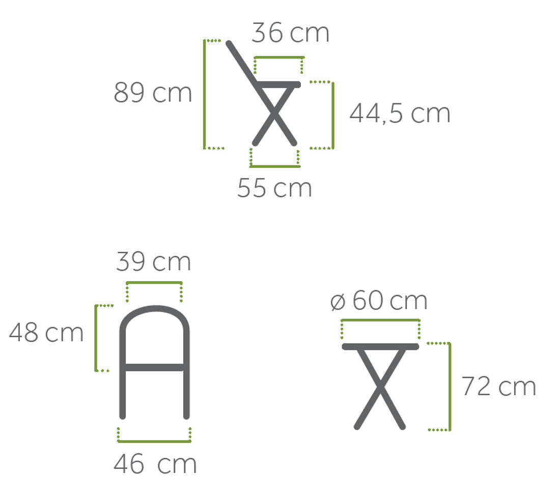 Cafe Latte, Balkonset, Klappbar, Streckmetall, Gartenmöbel, Balkonmöbel, Kleiner Raum, Modernes Design, Wetterbeständig, UV-resistent, Pflegeleicht, Mediterranes Flair, Bistro-Atmosphäre