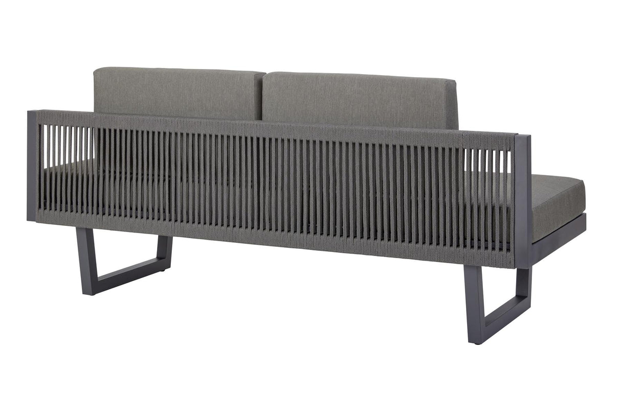 Hinten Diamond Garden New Calais Loungebank dunkelgrau