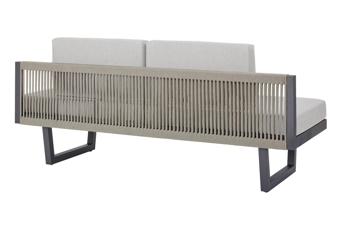 Hinten Diamond Garden New Calais Loungebank hellgrau