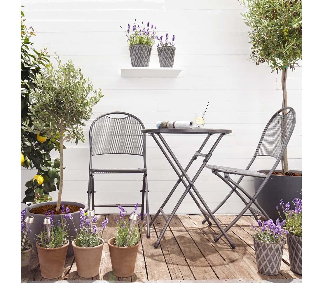 MWH Cafe Latte ronde balkontafel