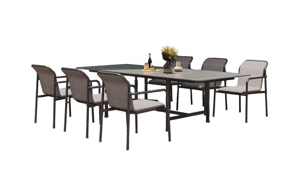 Royal Garden Royal Cico XL Gartentisch Set mit 6 Gartenstühlen