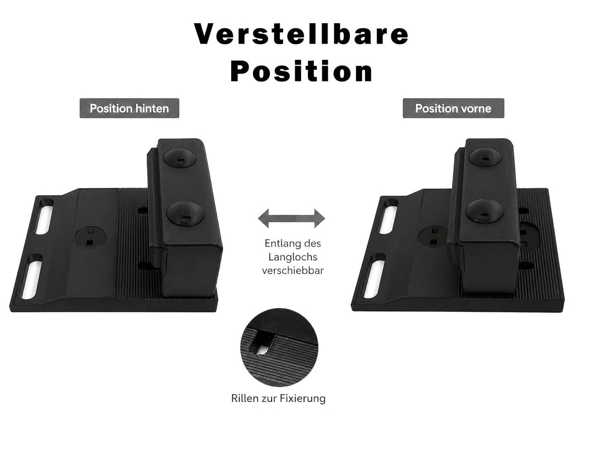 CON Verstellbarer Gartentor-Stopper verschiebbar in der Tiefe