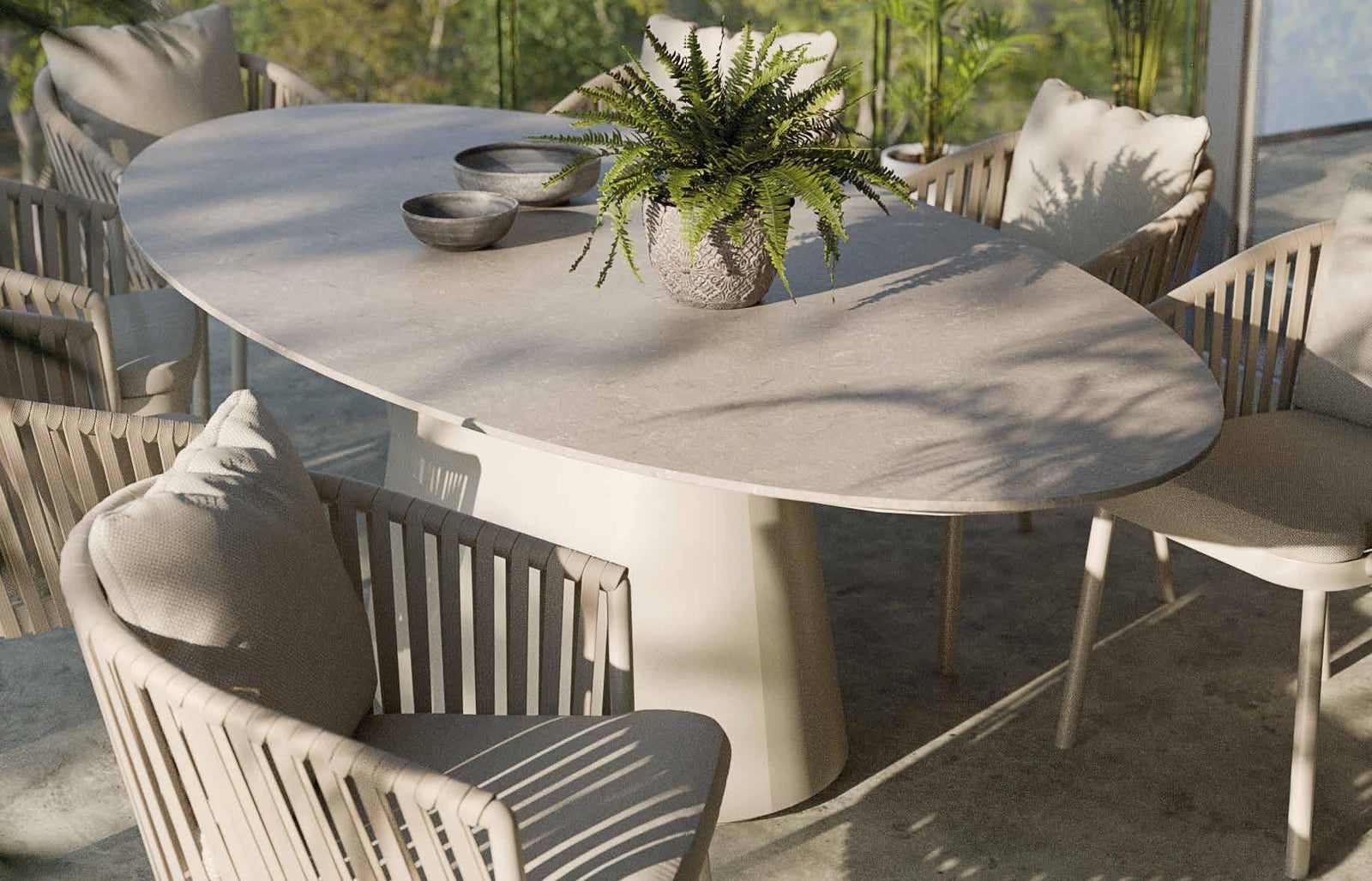 Fairstone® – moderne Stein- und Betonoptik für stilvolle Gartenmöbel