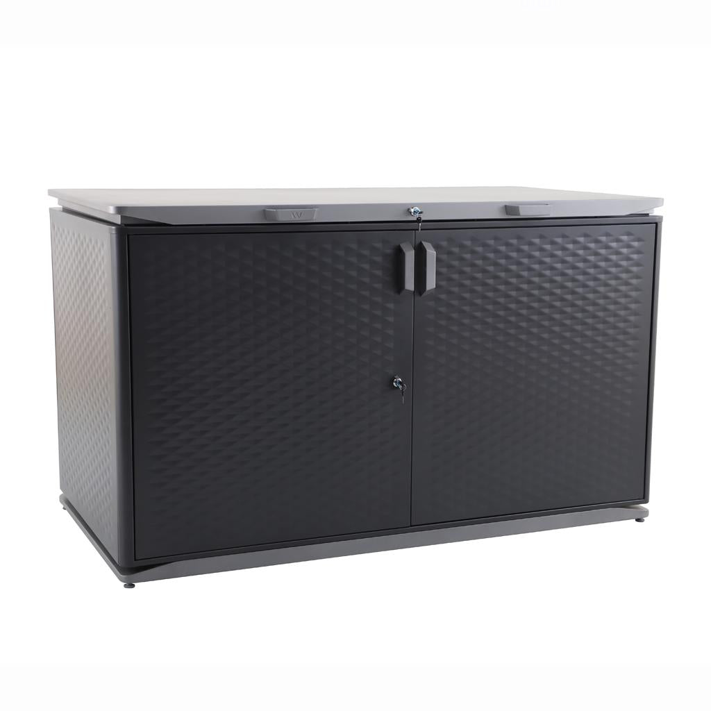 Gartenboxen Design Sitzfunktion Blumentopf Gartentruhe Aufbewahrungskiste – Kulturware