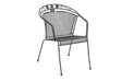 Royal Garden Royal Elegance Gartenstuhl aus Streckmetall