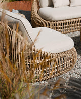 Seitliches Detailbild Einzelsessel Royal Garden Norden