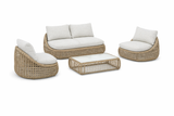 Royal Garden Norden Lounge-Set Sand mit Fairstone Tisch