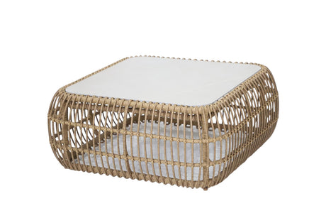 Produktbild Royal Garden Norden quadratischer Polyrattan Loungetisch 90x90