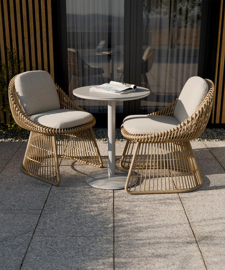 Ambientebild Royal Garden Norden Aluminium Geflecht-Gartenstuhl