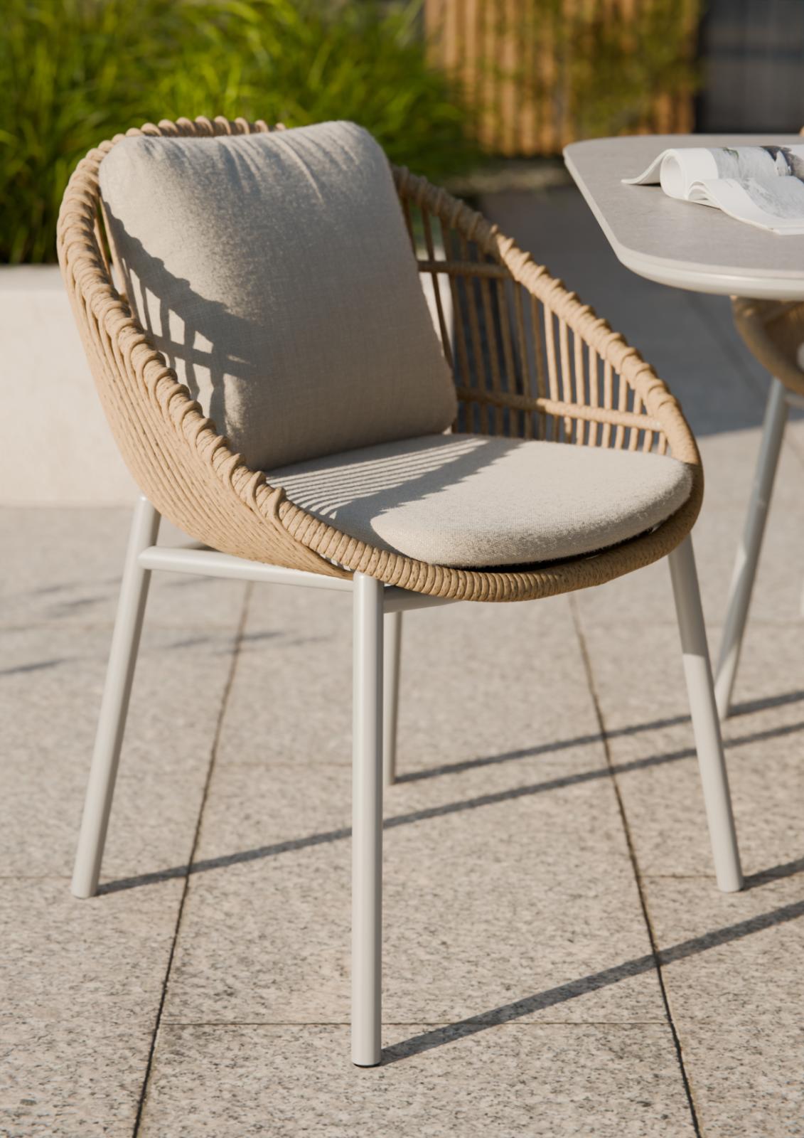 Ambientebild Royal Garden Norden Aluminium Gartenstuhl