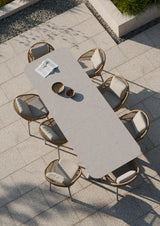 Ambientebild Royal Garden Nomad Ausziehtisch 207/272 x 90 cm Fairstone Sand