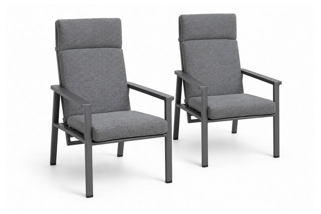 Royal Garden Focosa Gartensessel 2er Set Anthrazit