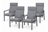 Royal Garden Focosa Gartensessel 4er Set Anthrazit