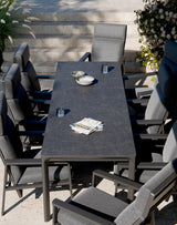 Ambientebild Royal Garden Nomad Ausziehtisch 207/272 x 90 cm Fairstone mit Focossa