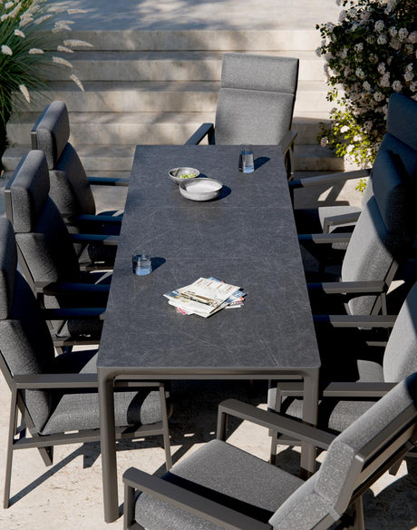 Ambientebild Royal Garden Nomad Ausziehtisch 207/272 x 90 cm Fairstone mit Focossa