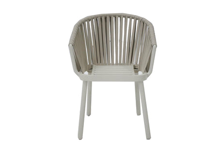 ohne Kissen Royal Garden Vila Nova Gartenstuhl mit Seilbespannung und Kissen