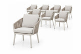 Royal Garden Vila Nova Gartenstuhl 8er Set Sand