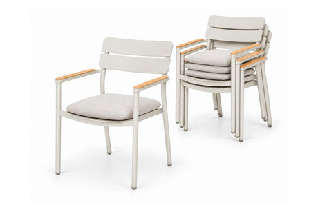 Royal Garden Norland Gartenstuhl 4er Set Sand