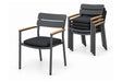 Royal Garden Norland Gartenstuhl 4er Set Anthrazit