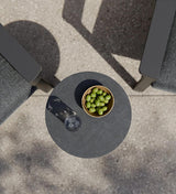 Tischplattendetails Royal Garden Desert Loungetisch Ø 40 cm Fairstone Anthrazit