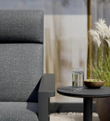 Details Royal Garden Desert Loungetisch Ø 40 cm Fairstone Anthrazit
