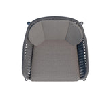 Draufsicht Royal Garden Pulse Rope Garten-Esstischstuhl Anthrazit