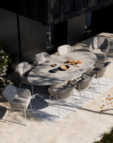 Ambientebild Royal Garden Pulse Rope Garten-Esstischstuhl Sand