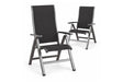 Royal Garden Kensington Plus 2er-Set Gartenstühle doppelt bespannt
