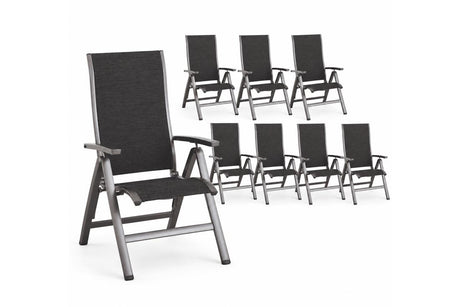 Royal Garden Kensington Plus 8er-Set Gartenstühle doppelt bespannt