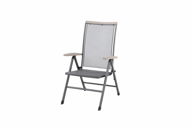 Royal Garden Balero Multipositionssessel Streckmetall Eisengrau