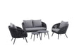 creador Cordo Gartenlounge Set 5-tlg. Rope
