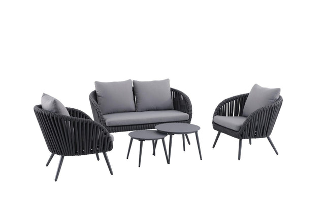 creador Cordo Gartenlounge Set 5-tlg. Rope